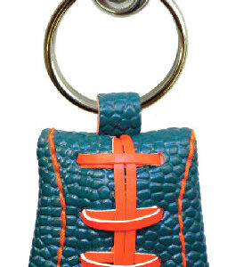 Miami Dolphins Keychain Team Color Football CO