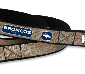 Denver Broncos Pet Leash Reflective Football Size Large