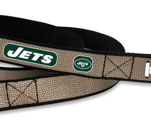 New York Jets Pet Leash Reflective Football Size Large