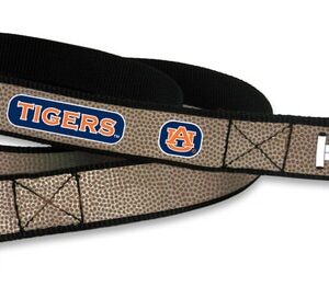 Auburn Tigers Reflective Football Leash - S