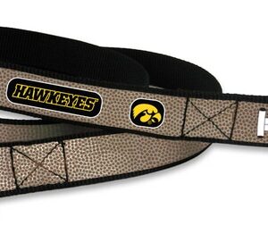 Iowa Hawkeyes Reflective Football Leash - S
