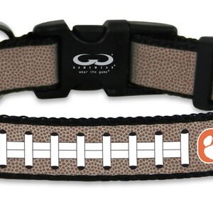 Clemson Tigers Pet Collar Reflective Football Size Toy CO