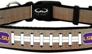 LSU Tigers Pet Collar Reflective Football Size Medium CO