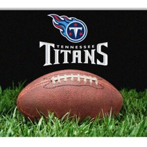 Tennessee Titans Classic NFL Football Pet Bowl Mat - L