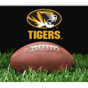 Missouri Tigers Classic Football Pet Bowl Mat - L  CO