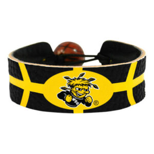 Wichita State Shockers Bracelet Team Color Basketball CO