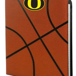 Oregon Ducks Classic Basketball Portfolio - 8.5 in x 11 in