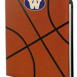 Washington Huskies Classic Basketball Portfolio - 8.5 in x 11 in