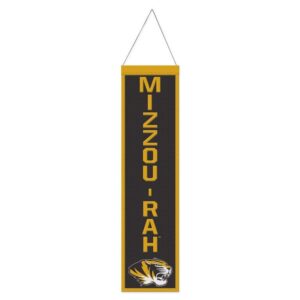 Missouri Tigers Banner Wool 8x32 Heritage Slogan Design