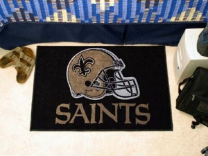 New Orleans Saints Rug - Starter Style, Helmet Design