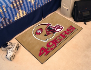 San Francisco 49ers Rug - Starter Style, Helmet Design