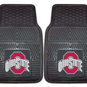 Ohio State Buckeyes Heavy Duty 2-Piece Vinyl Car Mats