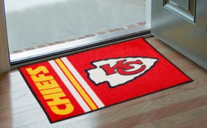 Kansas City Chiefs Rug 19x30 Starter Style Logo Design