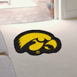 Iowa Hawkeyes Rug 30x40 Mascot Style