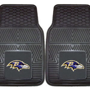 Baltimore Ravens Car Mats Heavy Duty 2 Piece Vinyl
