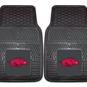 Arkansas Razorbacks Heavy Duty 2-Piece Vinyl Car Mats