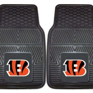 Cincinnati Bengals Car Mats Heavy Duty 2 Piece Vinyl