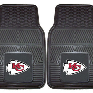 Kansas City Chiefs Car Mats Heavy Duty 2 Piece Vinyl