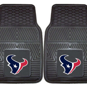 Houston Texans Car Mats Heavy Duty 2 Piece Vinyl