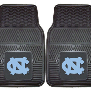 North Carolina Tar Heels Heavy Duty 2-Piece Vinyl Car Mats
