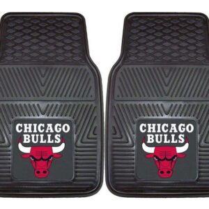 Chicago Bulls Car Mats Heavy Duty 2 Piece Vinyl