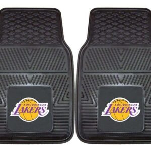 Los Angeles Lakers Car Mats Heavy Duty 2 Piece Vinyl