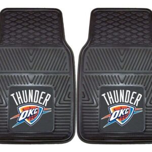 Oklahoma City Thunder Heavy Duty 2-Piece Vinyl Car Mats