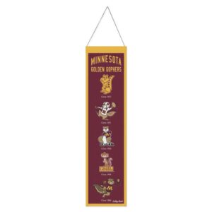 Minnesota Golden Gophers Banner Wool 8x32 Heritage Evolution Design