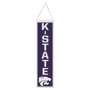 Kansas State Wildcats Banner Wool 8x32 Heritage Slogan Design