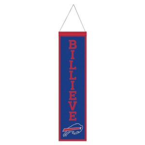 Buffalo Bills Banner Wool 8x32 Heritage Slogan Design
