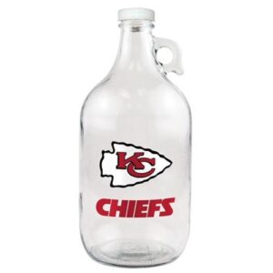 Kansas City Chiefs Jar 64oz Glass Collector Style
