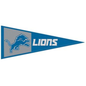 Detroit Lions Pennant Wool 13x32