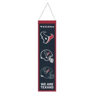Houston Texans Banner Wool 8x32 Heritage Evolution Design
