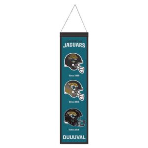 Jacksonville Jaguars Banner Wool 8x32 Heritage Evolution Design