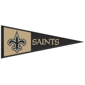 New Orleans Saints Pennant Wool 13x32