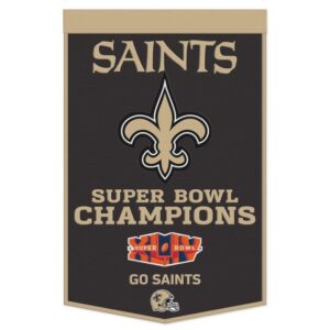New Orleans Saints Banner Wool 24x38 Dynasty Champ Design
