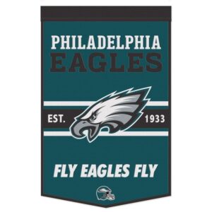 Philadelphia Eagles Banner Wool 24x38 Dynasty Slogan Design