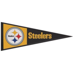 Pittsburgh Steelers Pennant Wool 13x32
