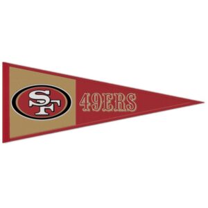San Francisco 49ers Pennant Wool 13x32