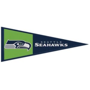 Seattle Seahawks Pennant Wool 13x32