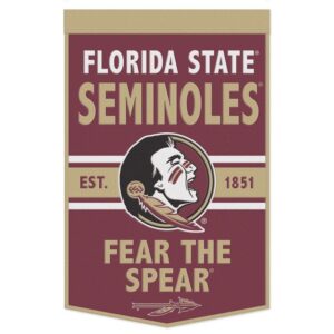 Florida State Seminoles Banner Wool 24x38 Dynasty Slogan Design