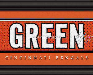 Cincinnati Bengals A.J. Green Print - Signature 8"x24"