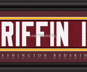 Washington Redskins Print 8x24 Signature Style Robert Griffin III