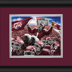 Texas A&M Aggies Celebration Print 15"x18"