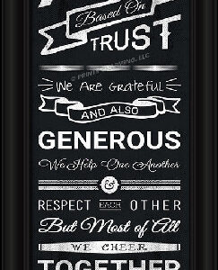 Wichita State Shockers Family Cheer Print 8"x24"