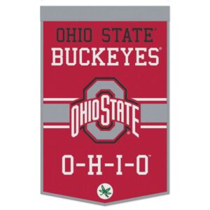 Ohio State Buckeyes Banner Wool 24x38 Dynasty Slogan Design