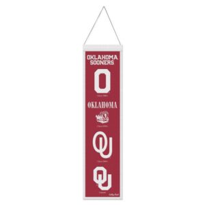 Oklahoma Sooners Banner Wool 8x32 Heritage Evolution Design
