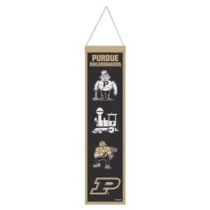 Purdue Boilermakers Banner Wool 8x32 Heritage Evolution Design