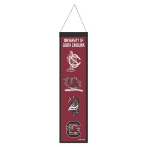 South Carolina Gamecocks Banner Wool 8x32 Heritage Evolution Design