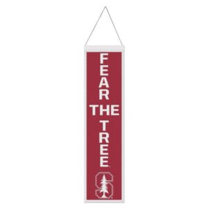 Stanford Cardinal Banner Wool 8x32 Heritage Slogan Design